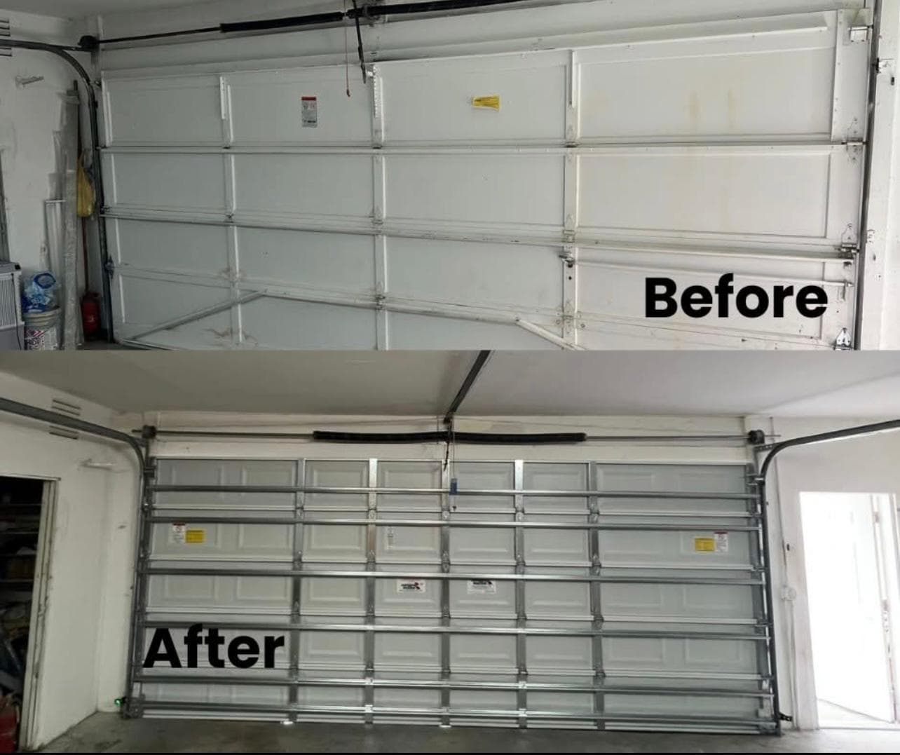 New garage door installation in Naples, FL
